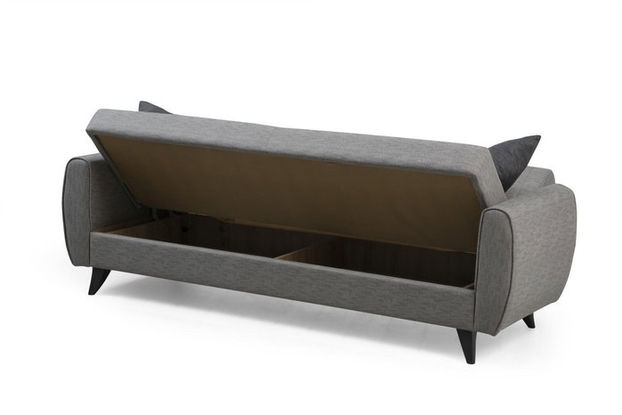 Atelier Del Sofa Sofá cama de 3 plazas Gris claro
